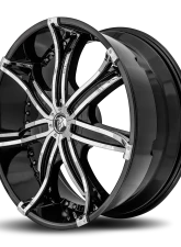 Diablo DNA Wheel 24x10 Blank 35 73.1 Gloss Black                                     - DNA-241BLNK3573B - Image 3